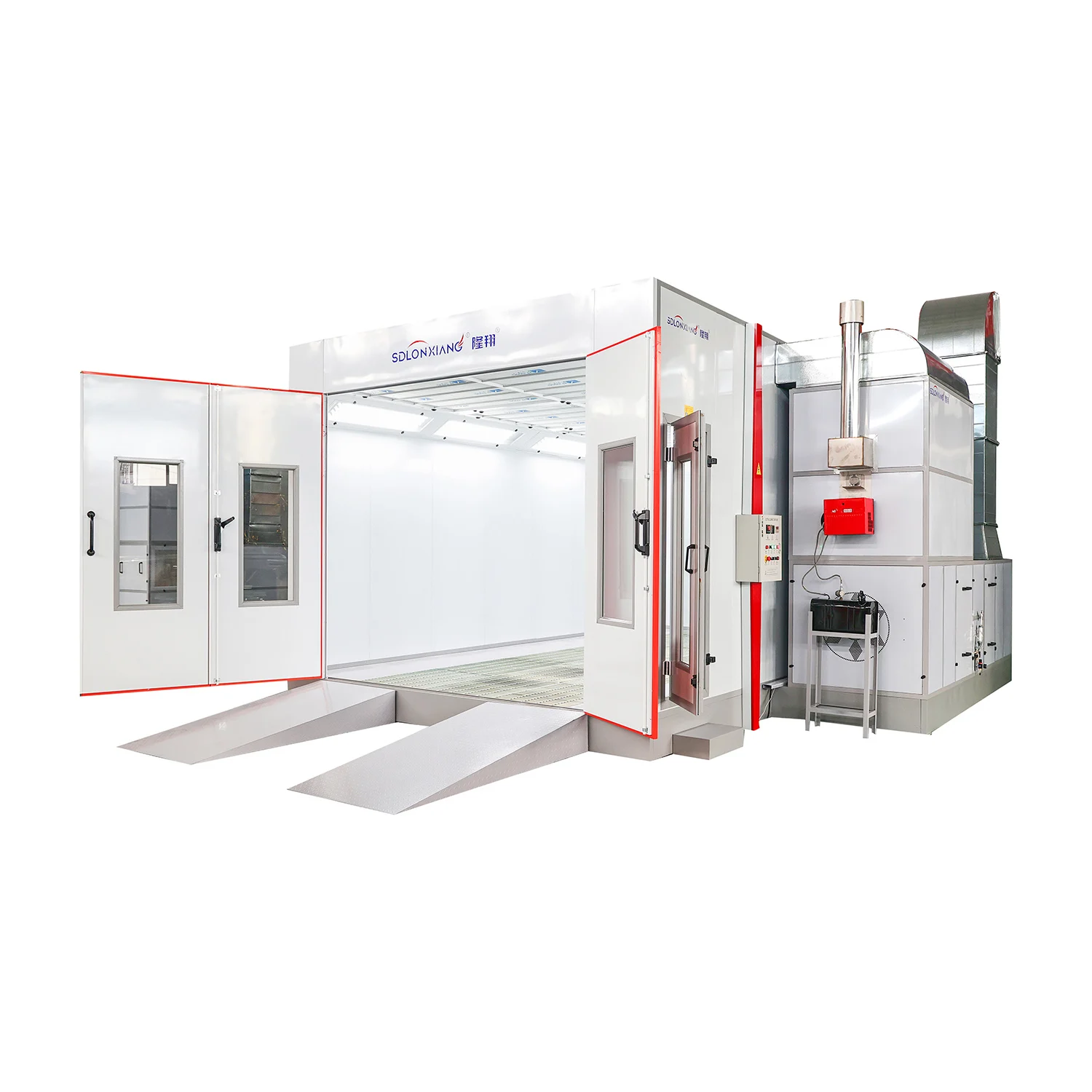 most popular 7000mm length  4000mm width 3800mm height diesel burner electricity heating car paint booth