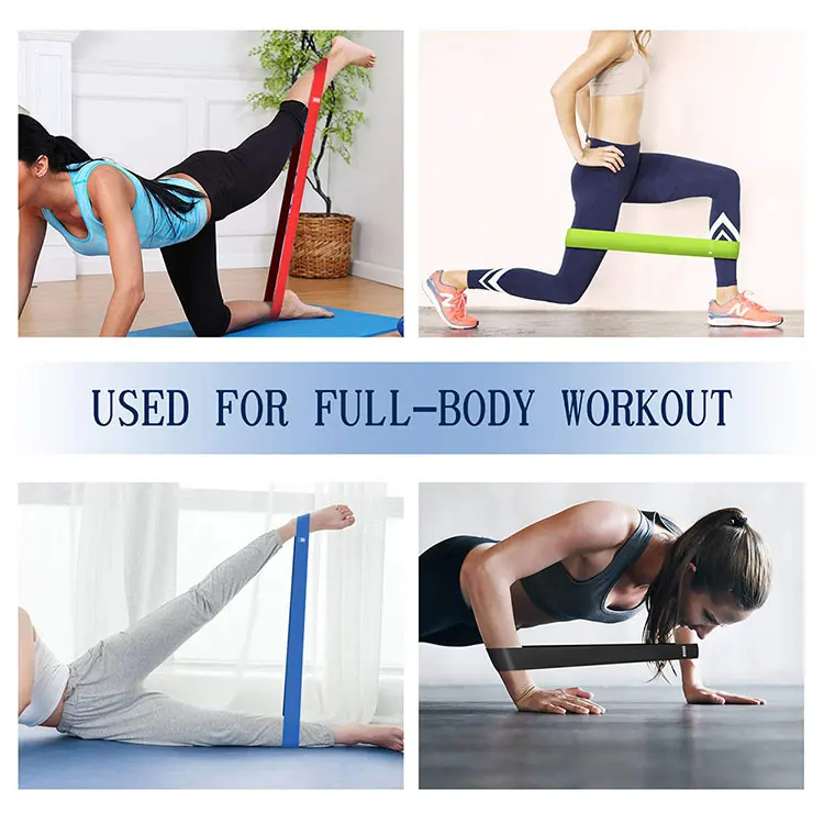 Wholesale Custom Logo Fitness Exercise Latex Resistance Band Loop Set