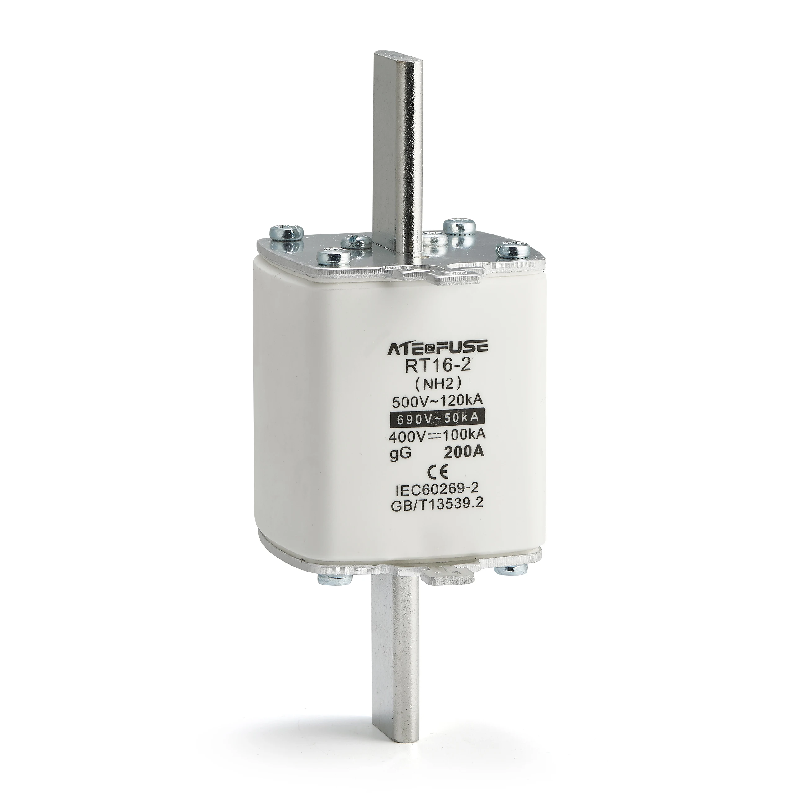 NH series double indicator NH2 fuse GG protection category ac690v/100ka breaking capacity