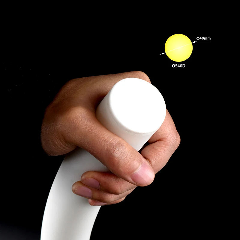 Silicon Tube 360 degree LED Neon Strip Round shape diameter 40mm IP67 Waterproof LED Neon Flex Light Rope for Outdoor Decoration