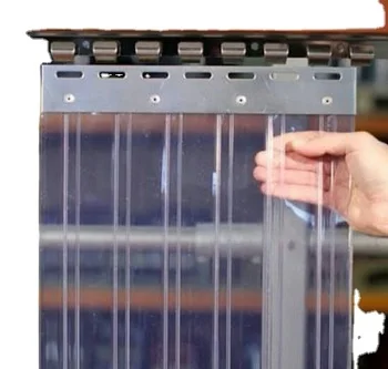 Dust Resistance Warehouse PVC Clear Vinyl Tarps Divider Curtain Walls