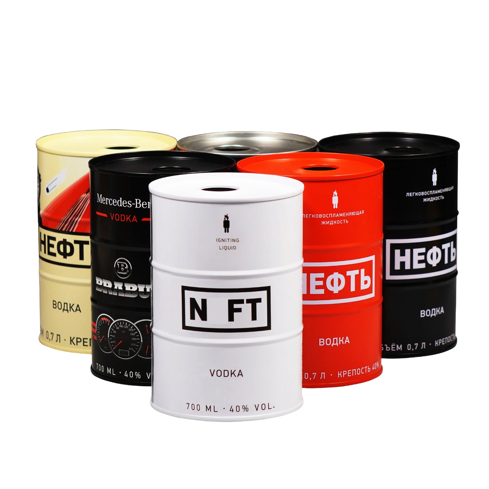 700ml ROUND TINPLATE Tin Can for Vodka Wine Whisky Tequila Packaging Durable Metal for Beverages & Food Use