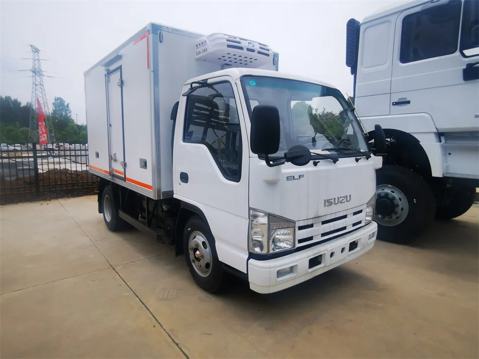 The New 4.2m Isuzu Fresh Meat Frozen Food Transport Truck Manufacturers Direct Supply
