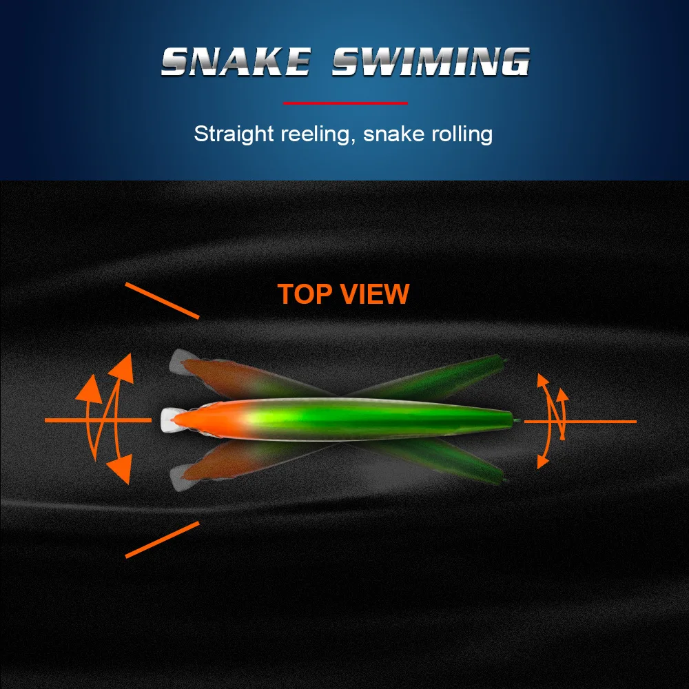 120mm 21G Tungsten Rattle Ball UV Luminous Effect Floating Artificial Hard Swimming Bait Made of Silicone ABS for Min Fish Pesca