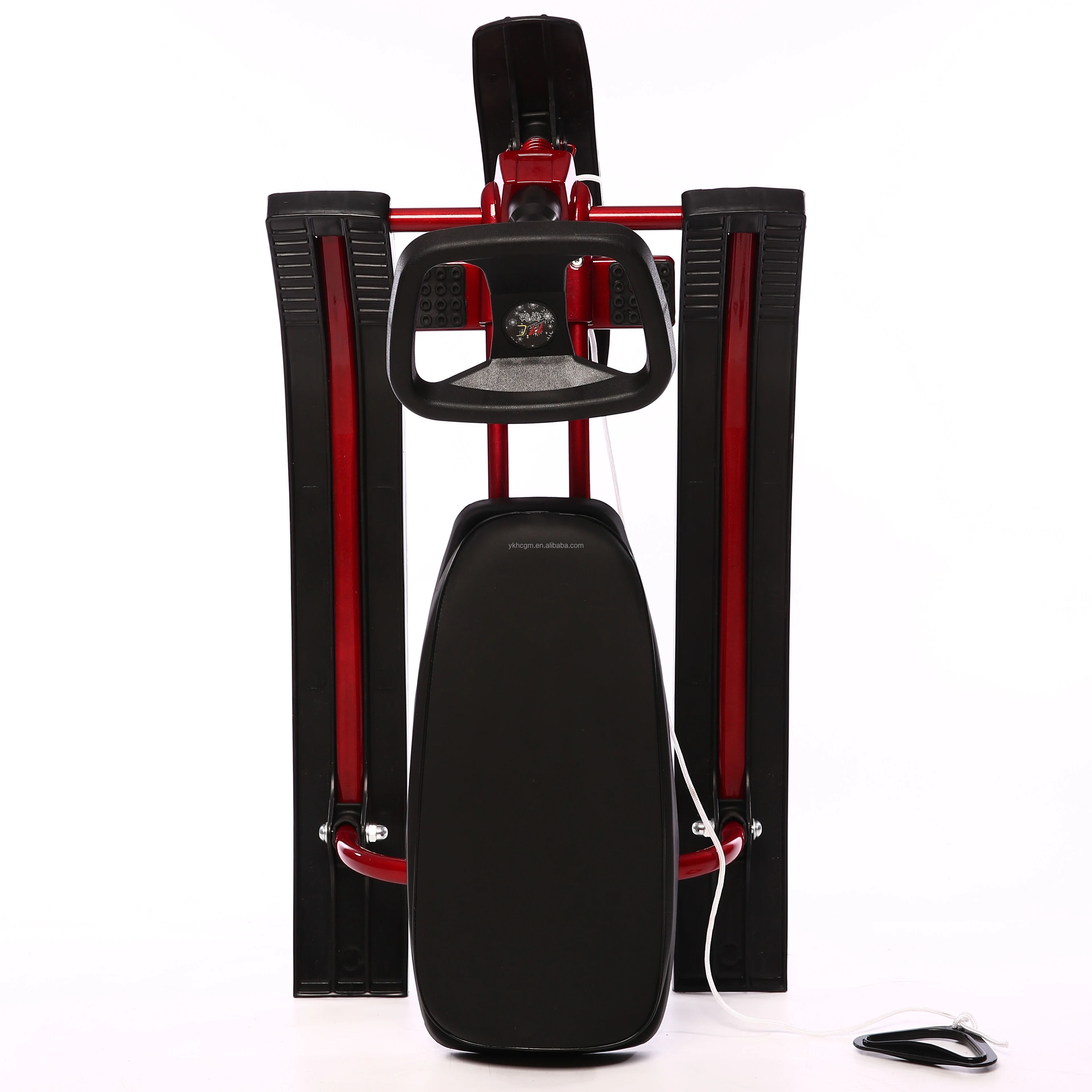 Snow Racer Sled, Kids Ski Sled with Steering Wheel Twin Brakes for 3-15 Years Kids Holds 220 lbs