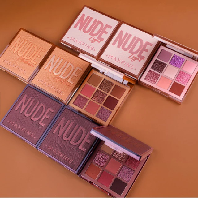 9 colors nude cheap cosmetic fashional glitter eyeshadow palette makeup