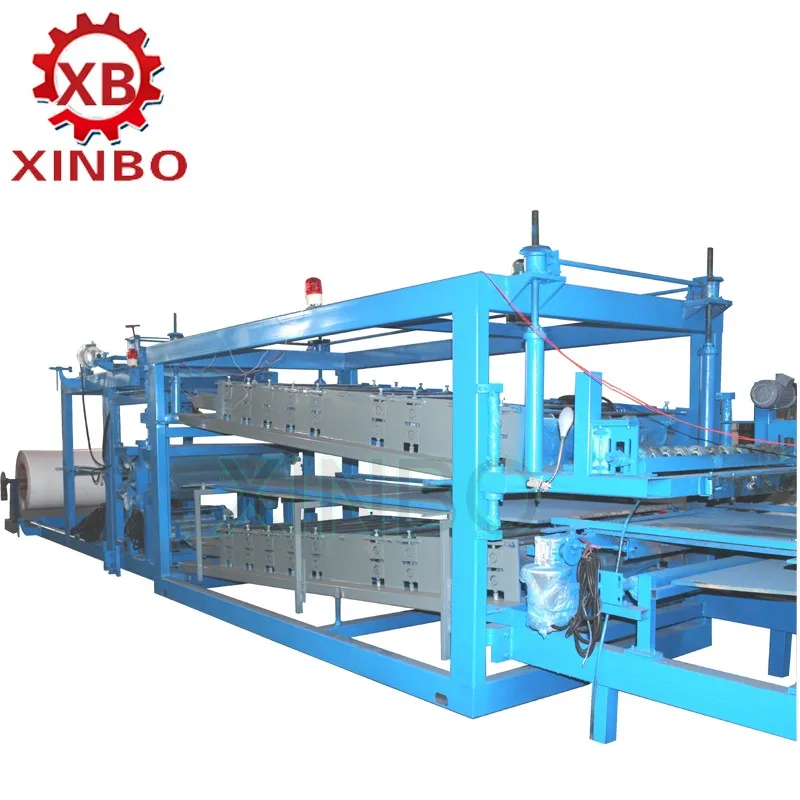 Low Noise Level Sandwich Roof Wall Panel Making Machine EPS Panel Press Machine product line roll forming machine