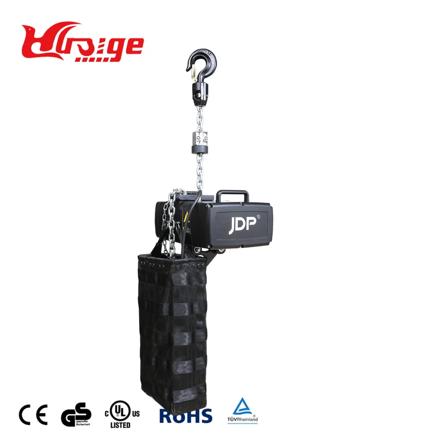 Mini electric hoist winch overhead small hoist lifting machine for truss light show