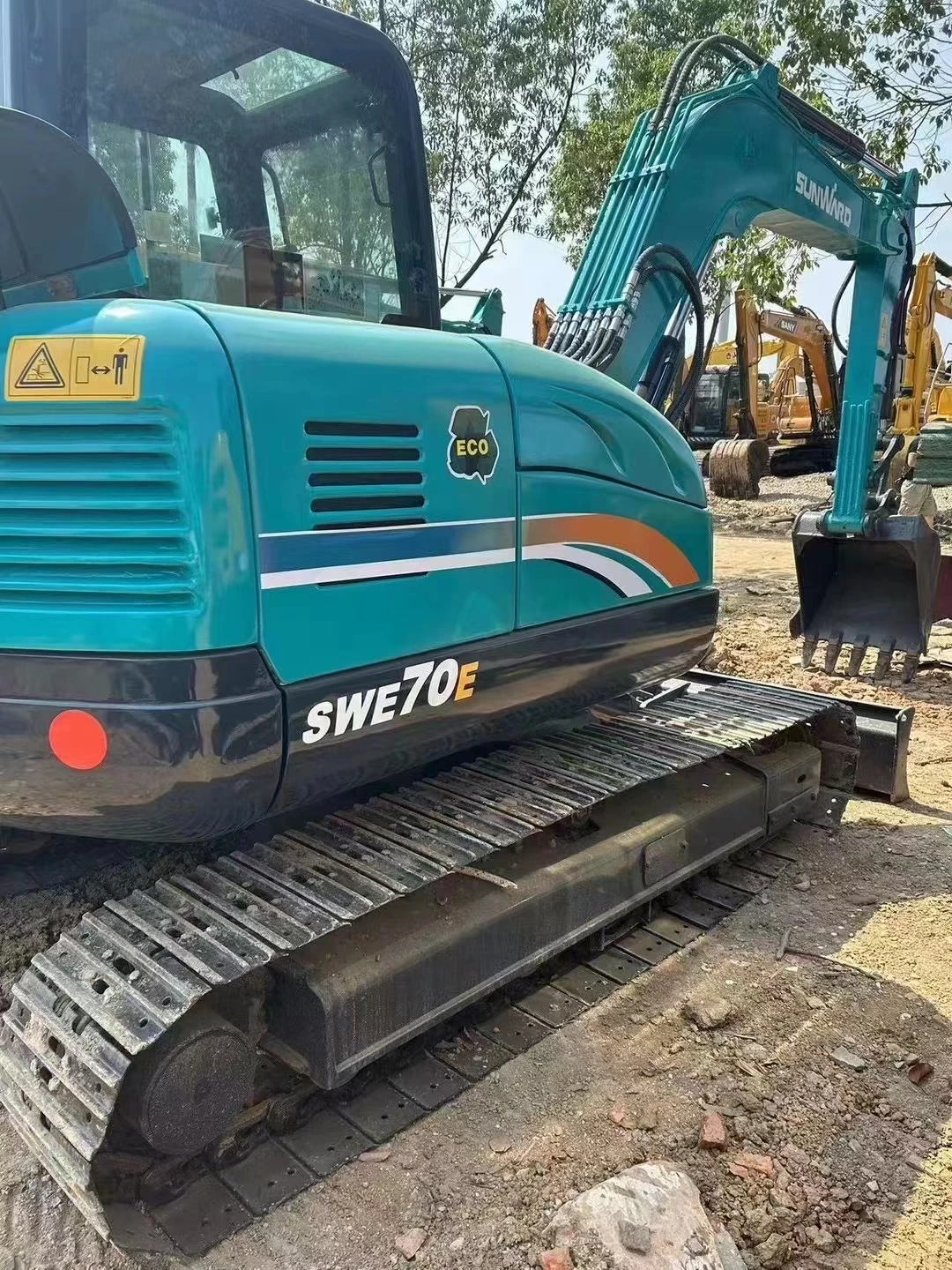 Made in china sunward SWE70 SWE80 excavator used mini excavator for sale