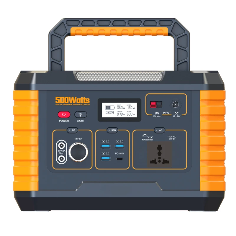 Solar Generator Portable Power Station For Campers, Rvs, Or As An Emergency Backup