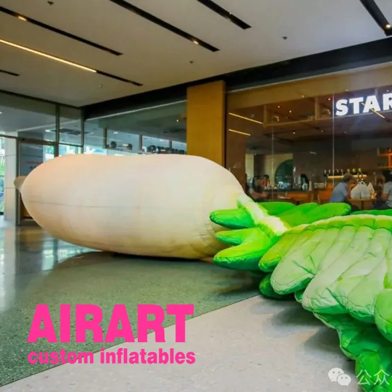 Chinese cabbage inflatable vegetable fruit for park yard decoration