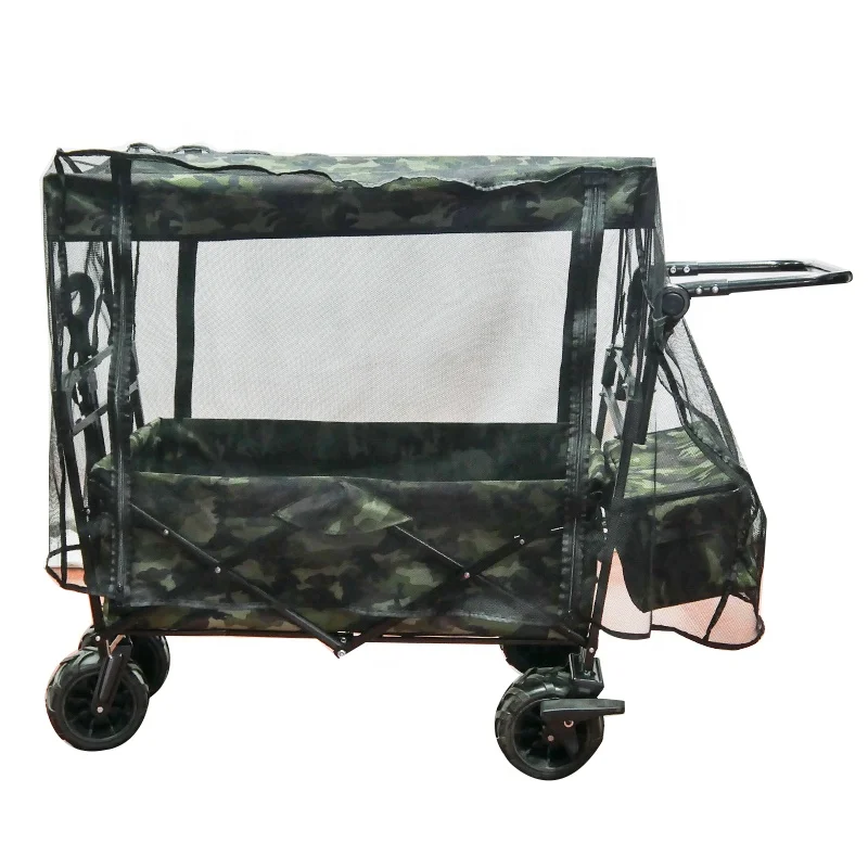 Heavy Duty Collapsible Utility Outdoor Folding Camping Beach Wagon