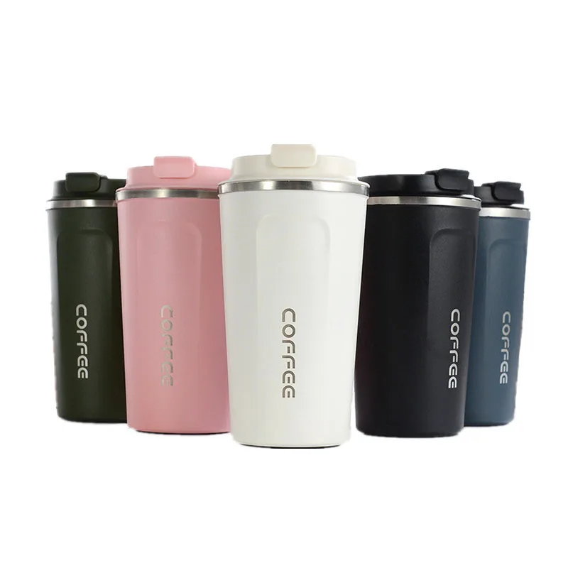 Mazoho Custom 380ml/510ml Double wall Insulated Vacuum Coffee Cup 304 stainless steel Travel Coffee mug