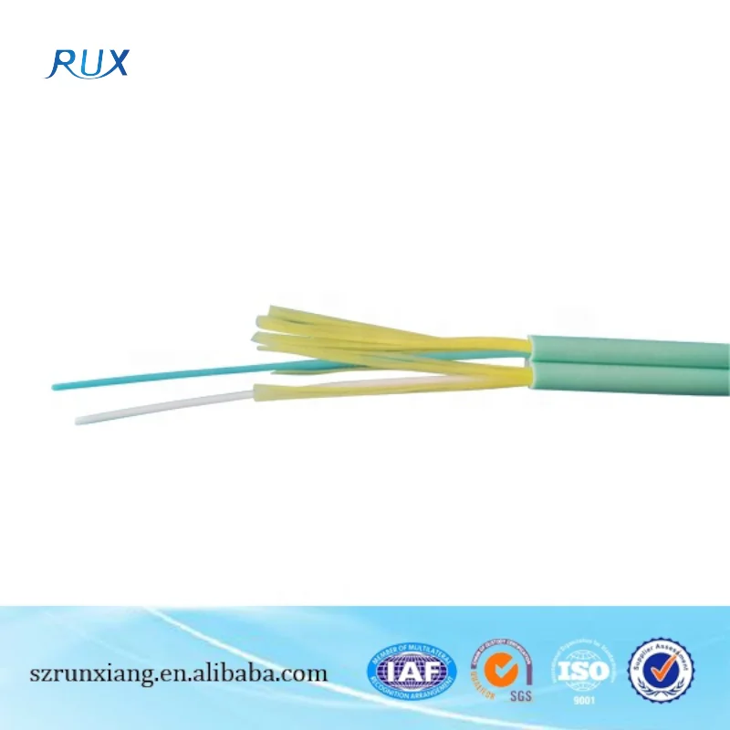 Duplex Aramid Yarn Strengthened Distribution G657A GJFJBH Indoor Fiber Optical Cable