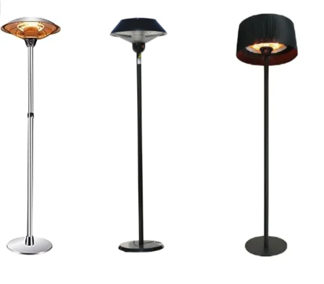 Freestanding Electric Terrace Heater Waterproof Infrared Terrace Stand Heater Umbrella Patio Heater