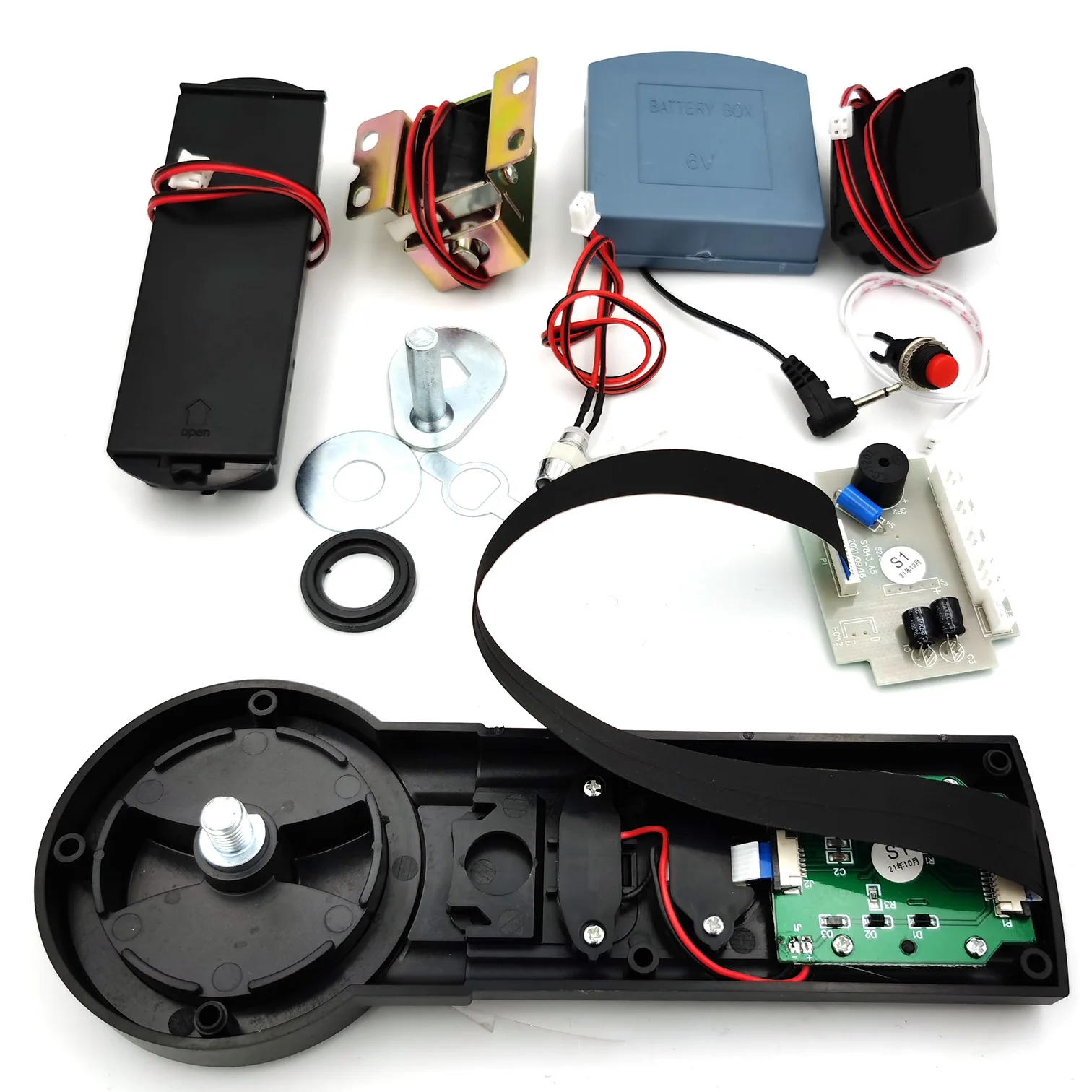 High security horizontal keypad  Digital Keyless Smart Fingerprint  Biometric Safe Cabinet Lock for  safe Storage Locker