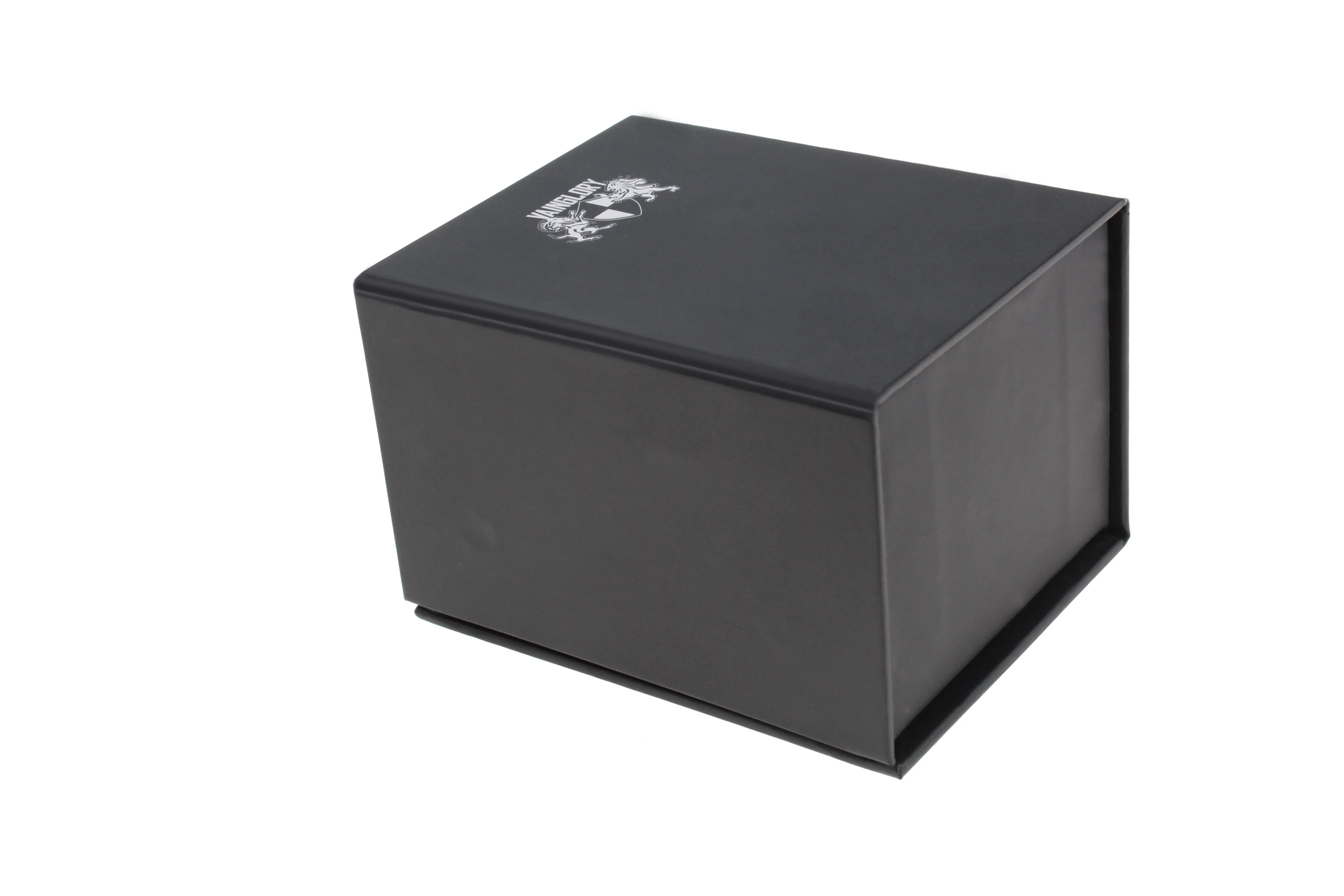 customised packaging Ornaments Wrapping Gift Gilding Small Black For Magnet Flip Book Style Beauty subscription box