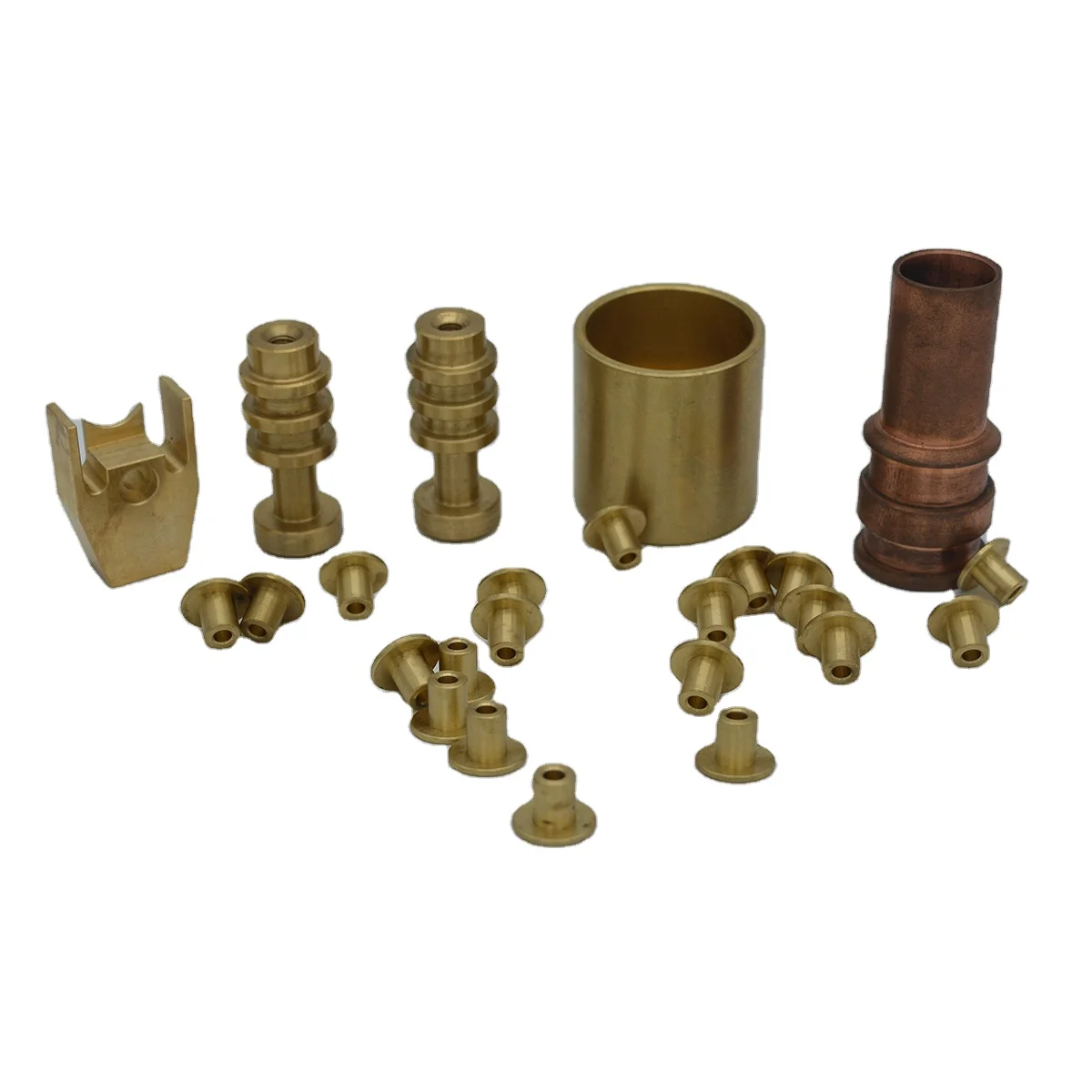 Customized  cnc machining turning calibration brass/copper car spare parts machine replacement components C3450 C2600
