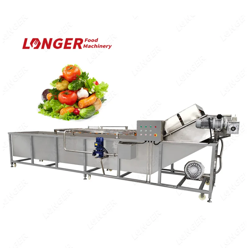 
Air Bubble Auto Onion Washer Ginger Washing Machine Plant 