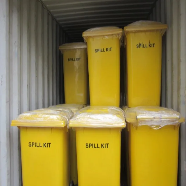120L Universal General Absorbent Spill Kits With Waste Bin For Industry