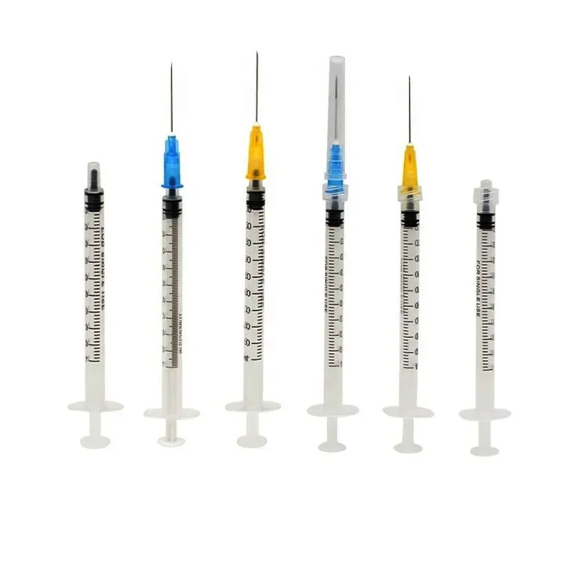 Medical Sterile Surgical Disposable Syringe 1ml 2ml 3ml 5ml 10ml 20ml with Needle