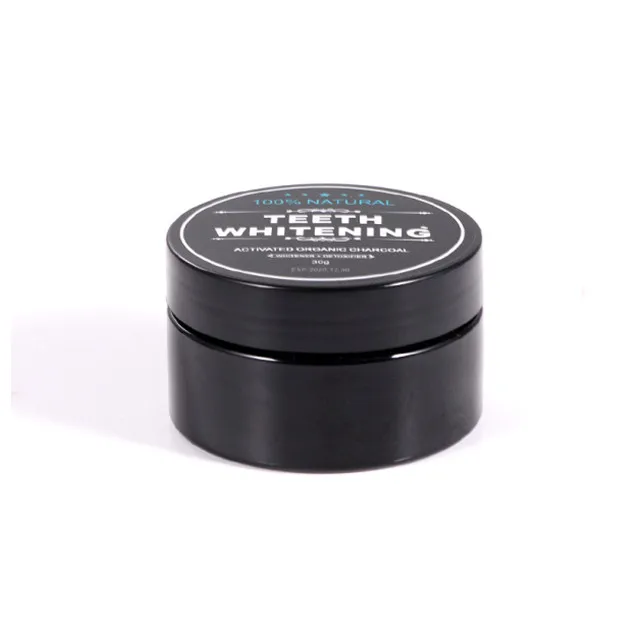 Private Label 30g 60g Activated Charcoal Teeth Whitening Powder Coconut shell tooth whitening powder