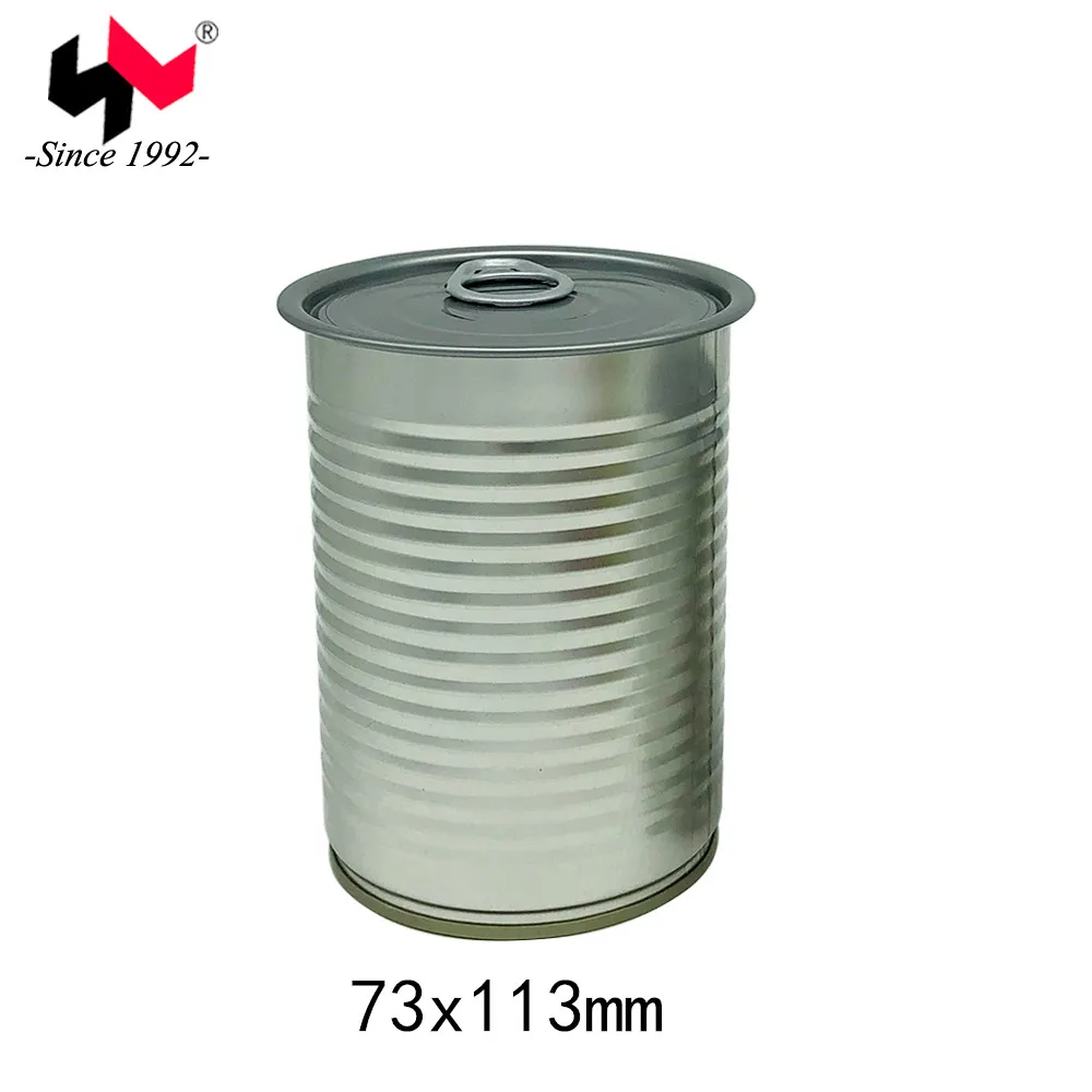 2025 New coming metal food tin can 3 piece metal can for food packing