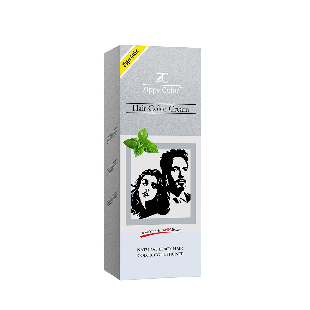 Private Label Black Dye For Permanent Hair Permanent China Hair Dye 100% Organic Men Natural Hair Dye
