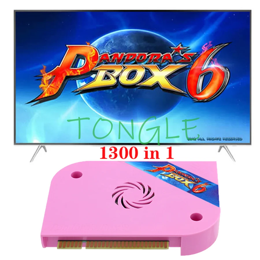 PandoS BoxXS 6 1300 in1 HD Multi Arcade Board 1300/1600 in 1 Support HD/VGA/CGA PandoSBOX 5 Arcade Machine Cabinet Can Add Games