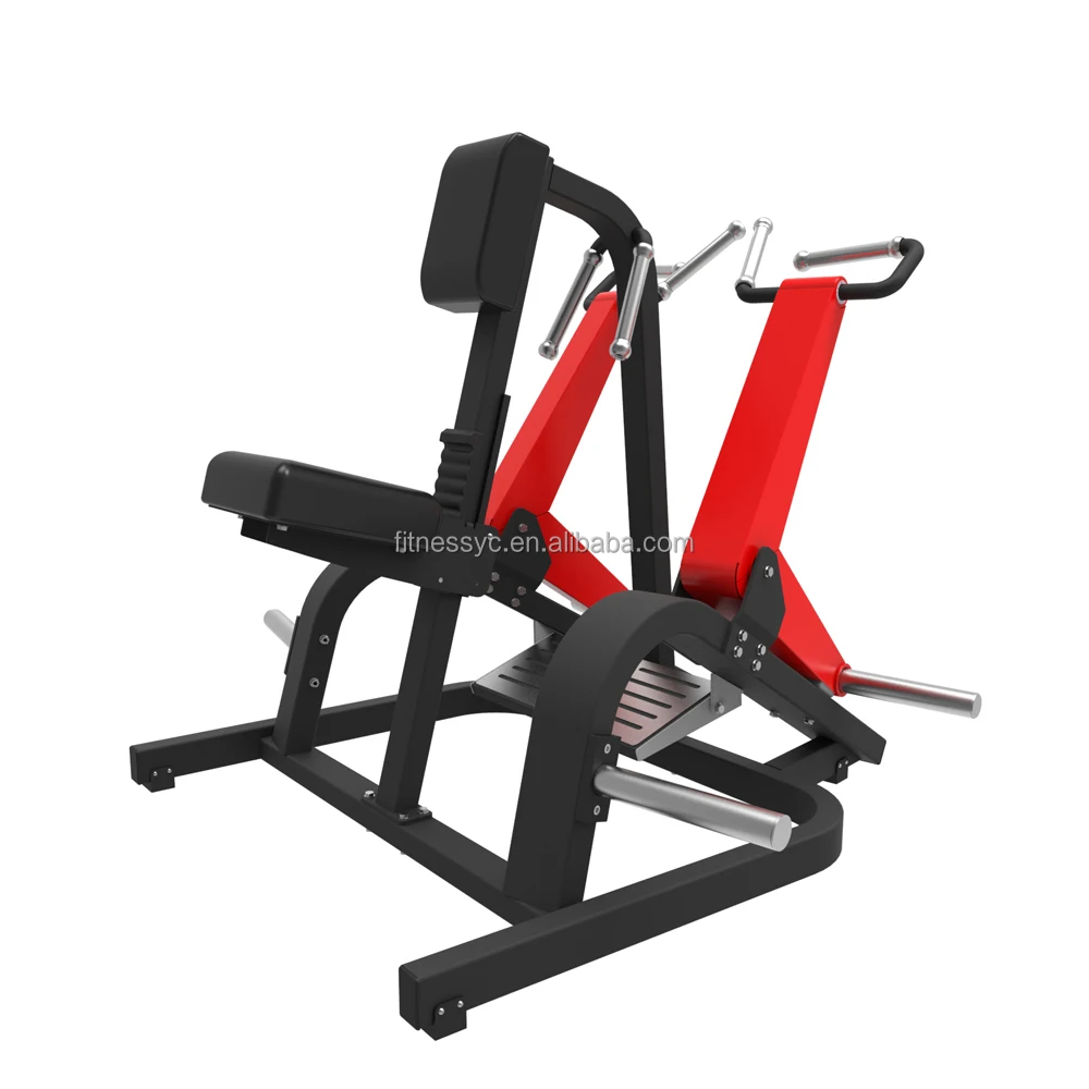 Commercial fitness equipment rower rowing machine plate loaded gym equipment row for body building YC-806