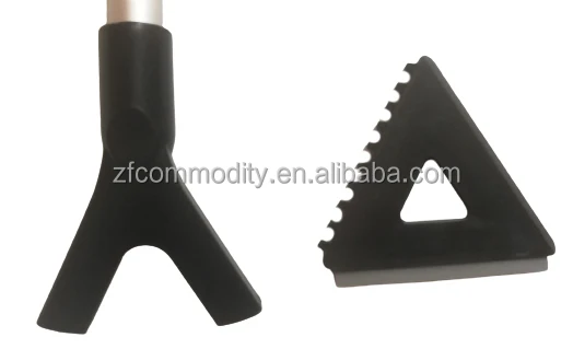 33 inch Extendable Snow Brush with Detachable Ice Scraper for Car  3 in 1 Wide Squeegee  Bristle Head