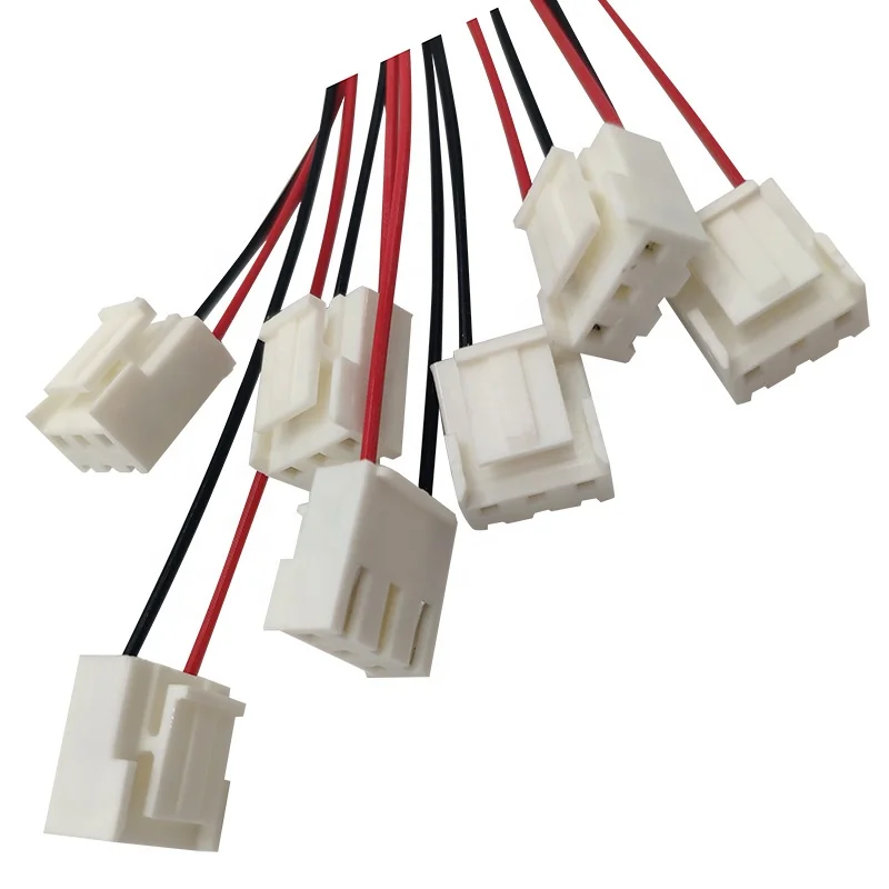 Manufacturer OEM molex connector 3 pin male 2510 to Connector 4 pin Wires Jumper Cable Assembly 15cm 2.54mm