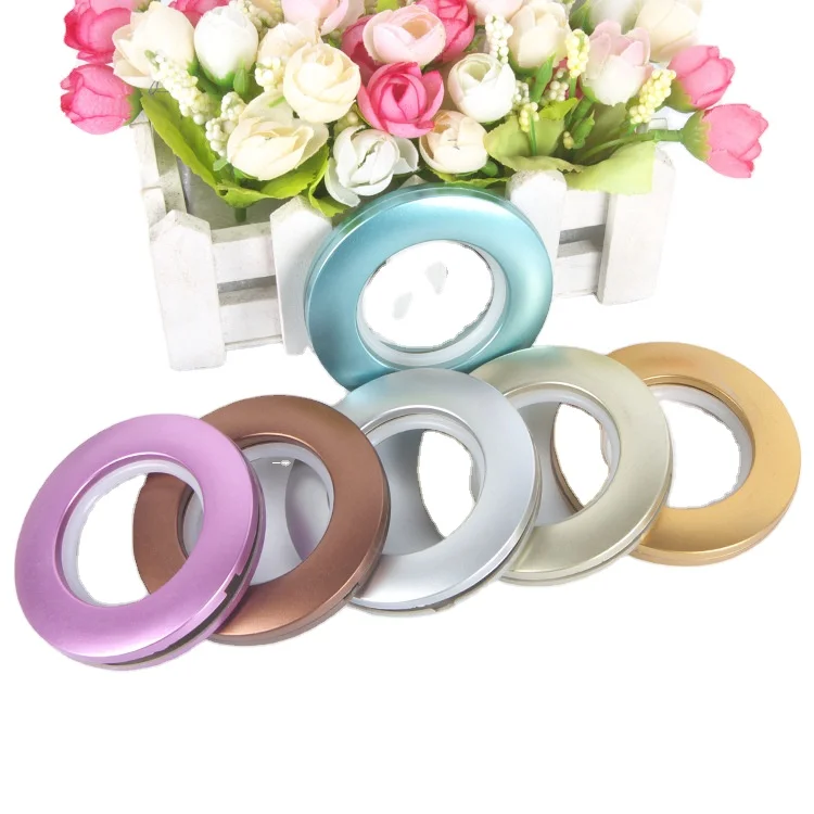 jieyang  Curtain Rod Accessories Plastic Abs Pp Eyelet Curtain Tape Ring