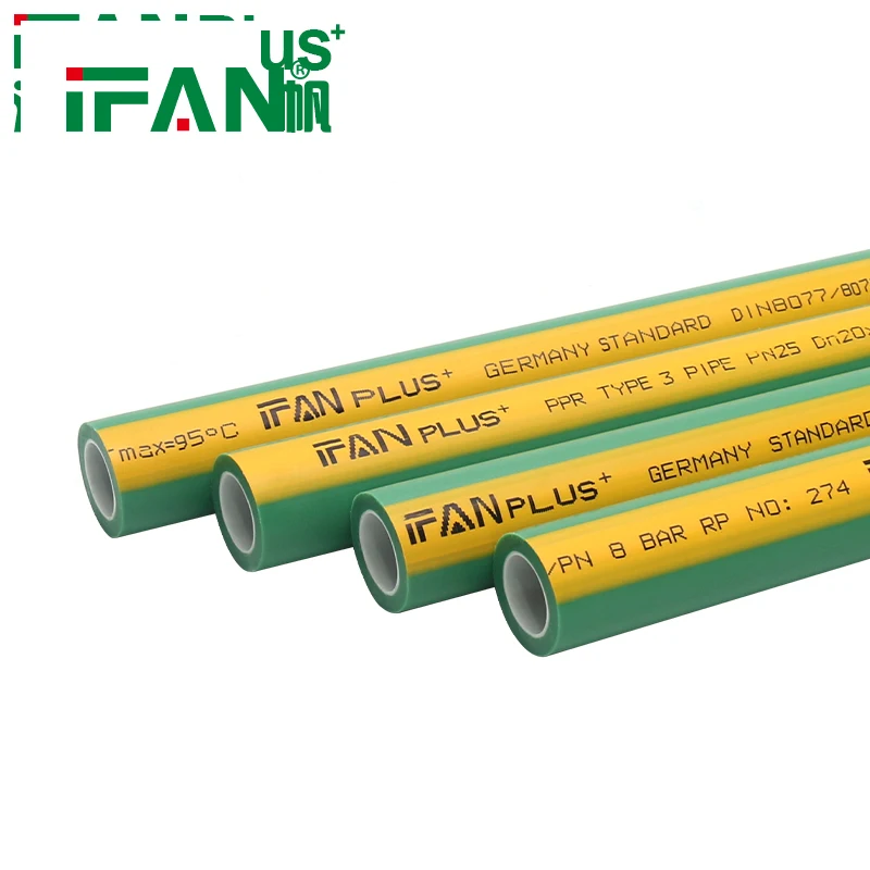 Полипропиленовая труба IFAN Pn20 зеленая полипропиленовая пластиковая Ifan для подачи
