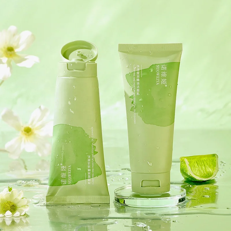 NUOWEIYA Moisturizing Non Toxic Makeup Remover Facial Cleanser for Sensitive Muscles