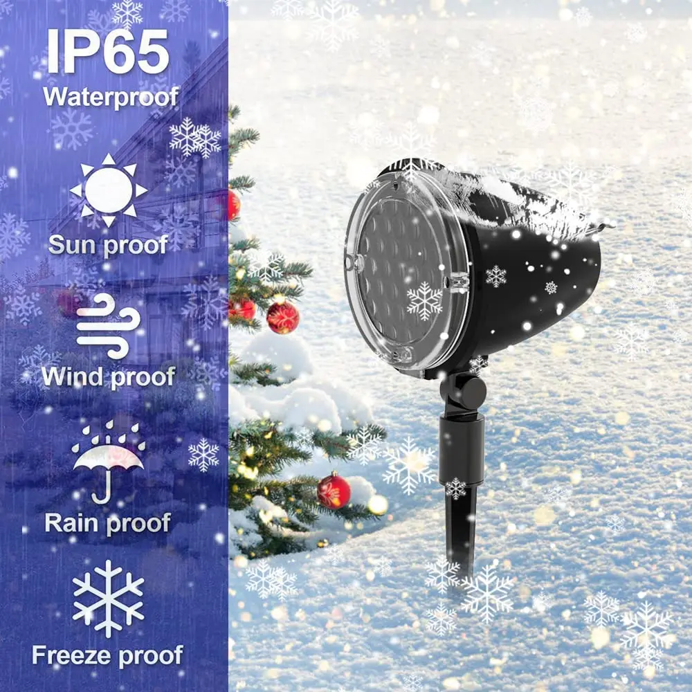 Snowflake Christmas laser projector,Christmas laser Christmas lights projector outdoor