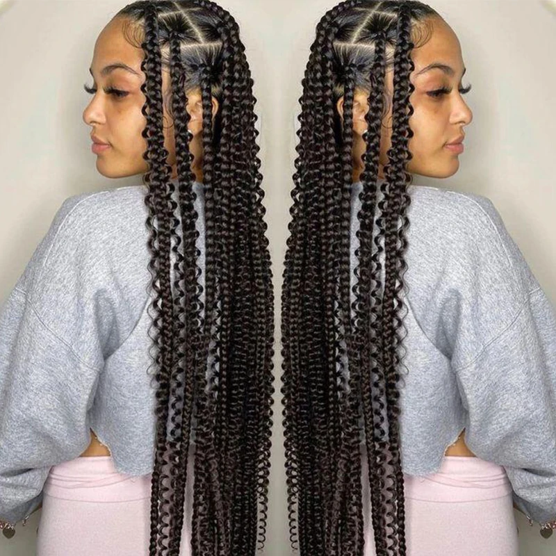 wholesale raw full lace frontal wigs braided wigs lace front brazilian human hair wig with baby hair for women