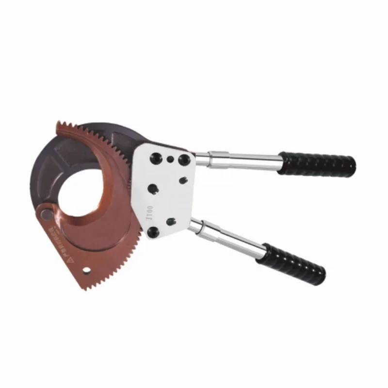 Hand Easy Operation Armoured Ratchet Cutting Tools , Manual Wire Cutter Electric Cable Cutter