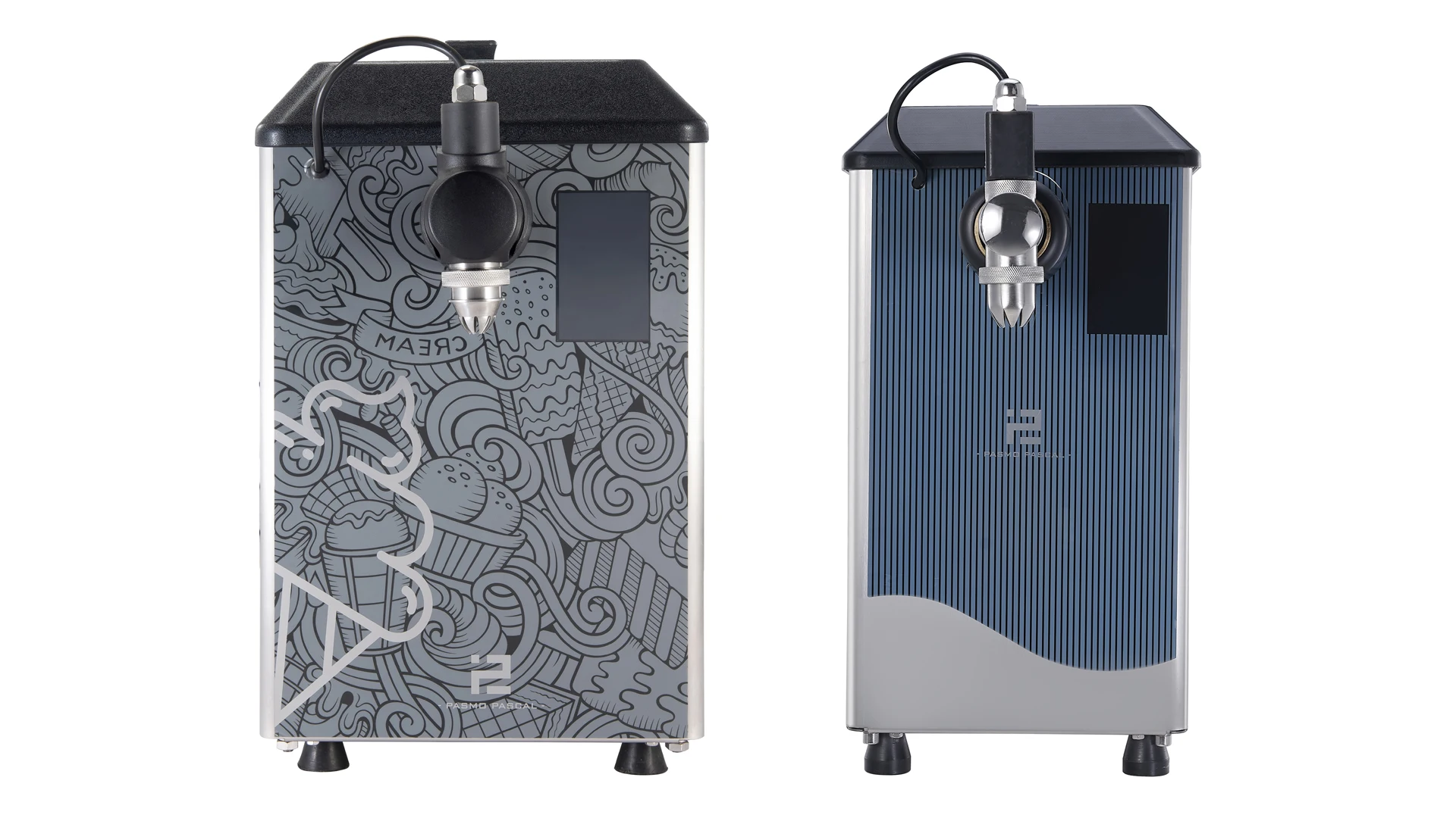 Pasmo C02 commercial aluminum small soft milk foam frother whipped cream machine