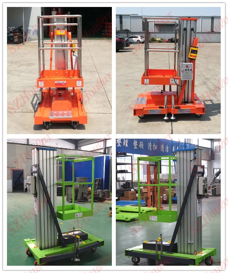 aluminum building work platform aluminum hydraulic scissor lift table aluminum lifting work platform