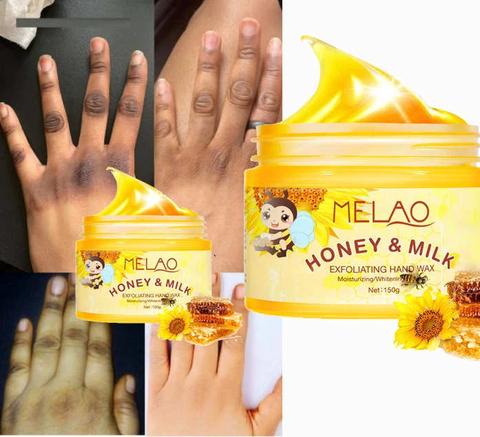 Private Label peeling natural Dark knuckles remove yellow peeling oil extra strength body to remove skin layer hand wax mask
