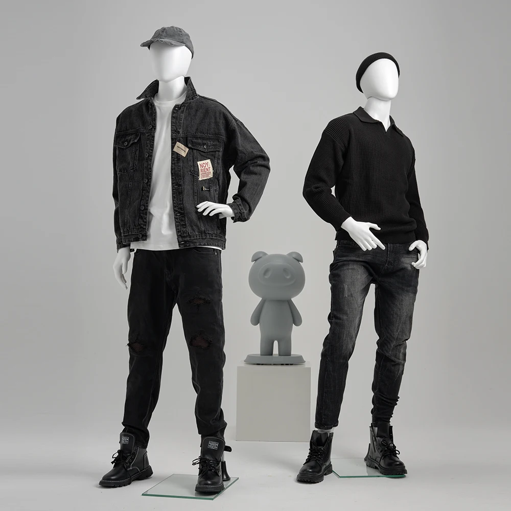 Adult Male Mannequin Stand Cheap Plastic PP Material Model
