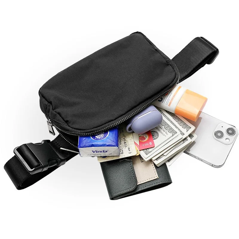 Customized Belt bag Women and Men Crossbody Bag Shopping Workout Travelling Mini Lulu Fanny Packs with Adjustable Strap