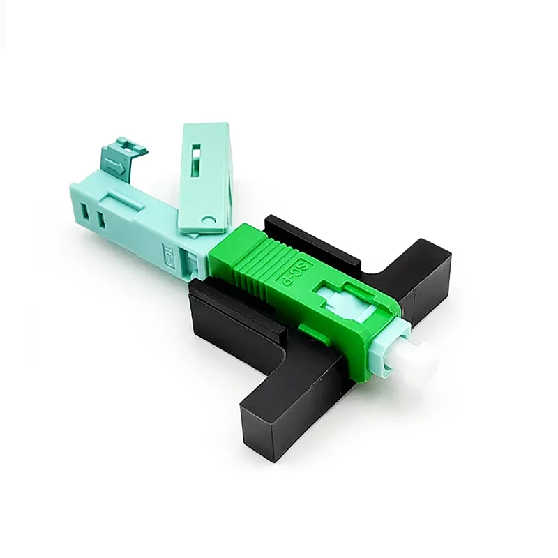 Fiber Optical Embedded Quick Assembly Fusion SC APC Fast Connector