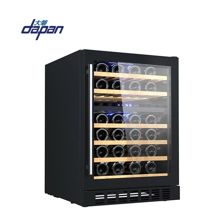 46 Bottles Dual Temp Wine Cooler Mini Compressor Best Cellar Coolers