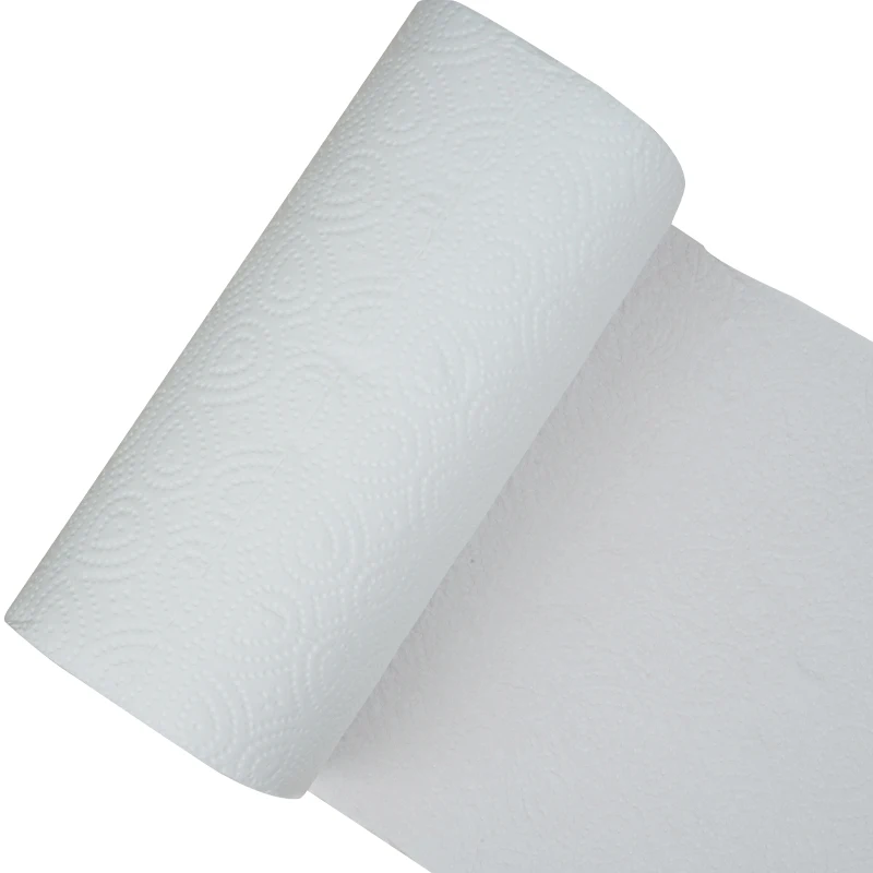 Бесплатный образец-очень впитывающие бумажные полотенца 2 слоя кухонные принадлежности для рулона бумаги