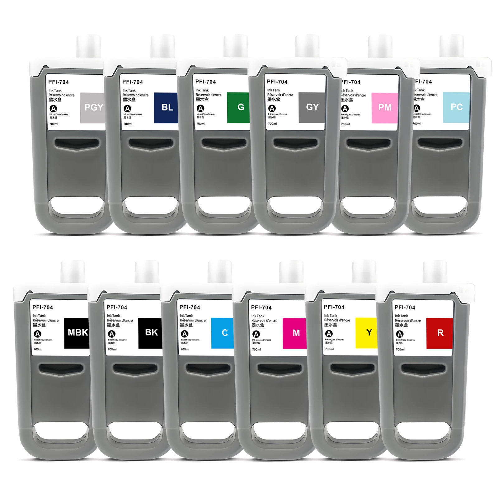 PFI-704 PFI704 Ink Cartridge Compatible For Can iPF8300 iPF8300S Printer