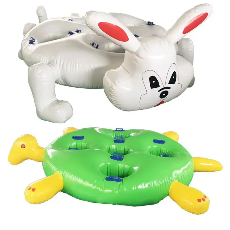 2024 new inflatable sport games for sale/The race between hare and tortoise/building team games for adults