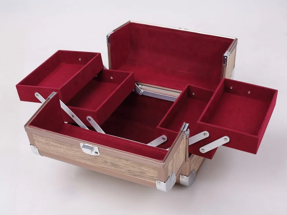 
2020 New design Portable Aluminium Vanity Case Brief Box Makeup 