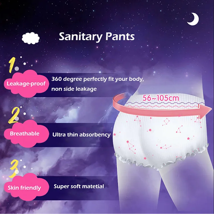 Breathable Disposable Period Panties for Women Healthy Menstrual Underwear for Enhanced Hygiene and Comfort